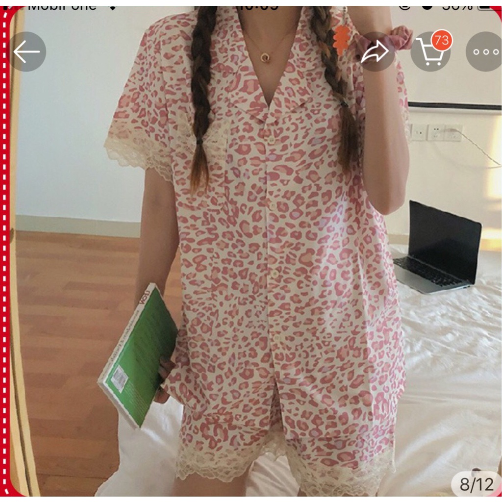 Bộ đồ ngủ nữ mặc nhà hai dây chất vải lanh lụa cotton mặc mùa hè thoáng mát nhiều màu