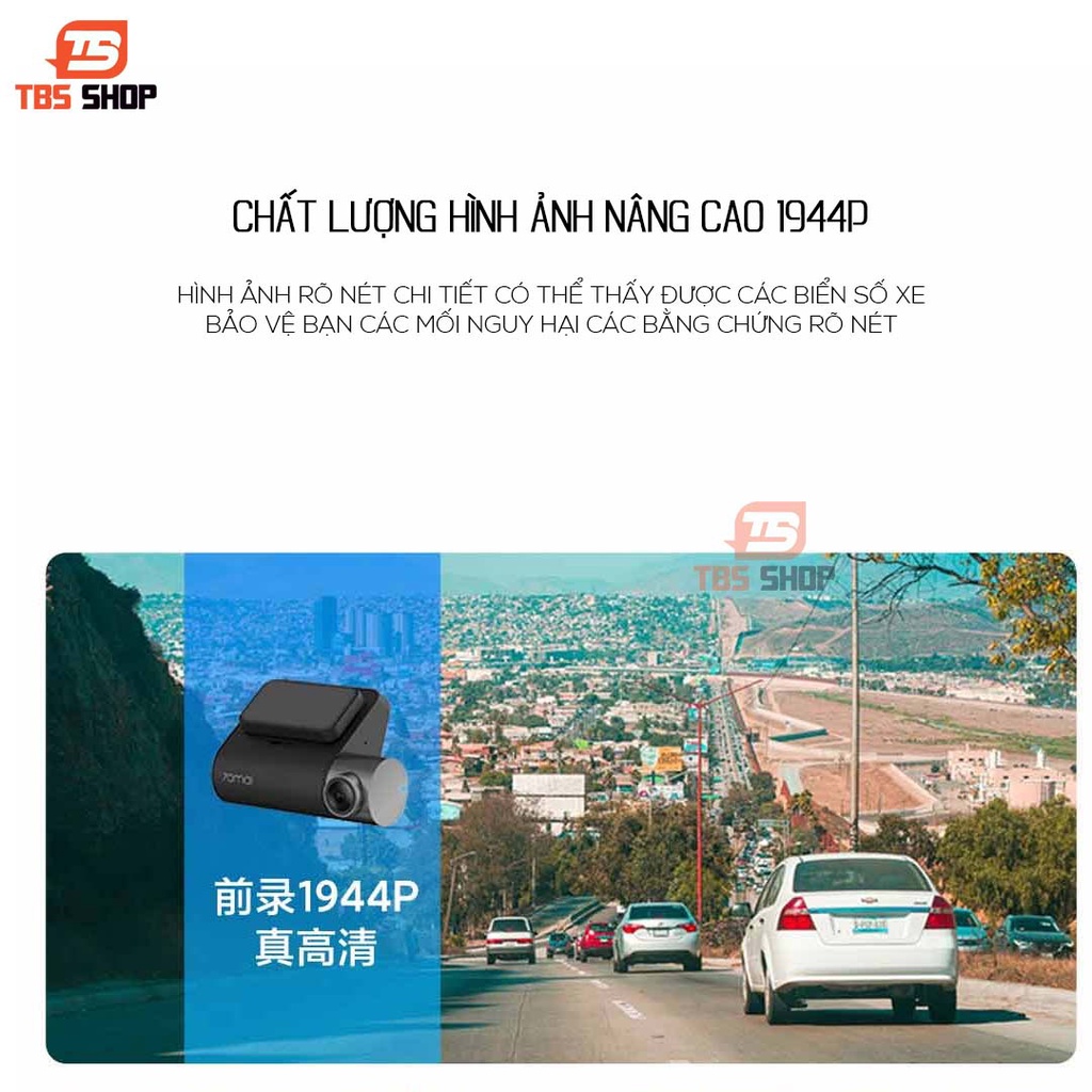 Camera hành trình ô tô Xiaomi 70mai A500S PRO PLUS QUỐC TẾ