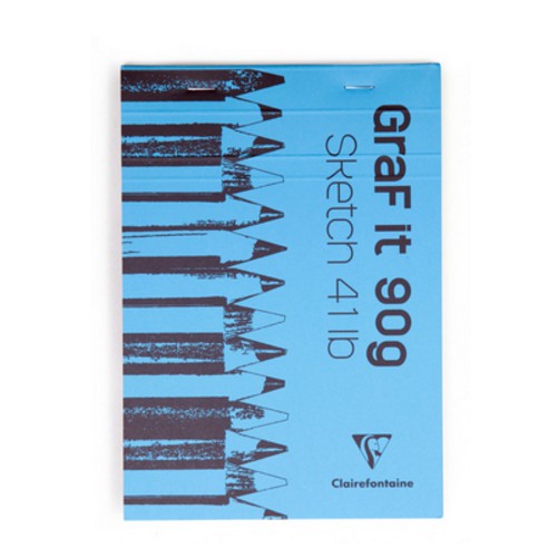 Sổ Vẽ Clairefontaine GraF It A4 90gsm Sketch 41LB