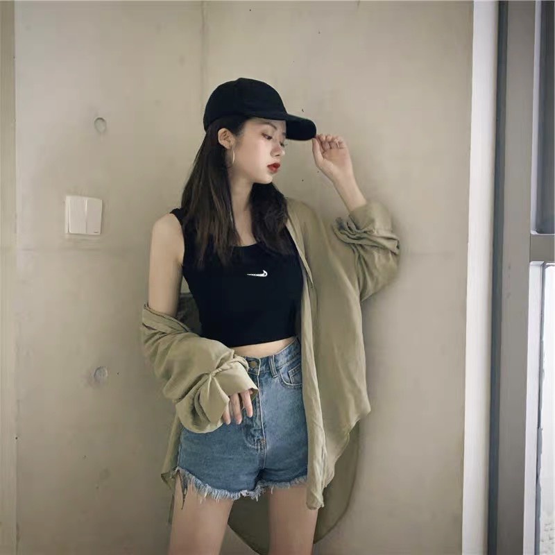 Áo ba lỗ phẩy RUBY HOUSE86 chất thun co dãn tốt, body mặc tôn dáng