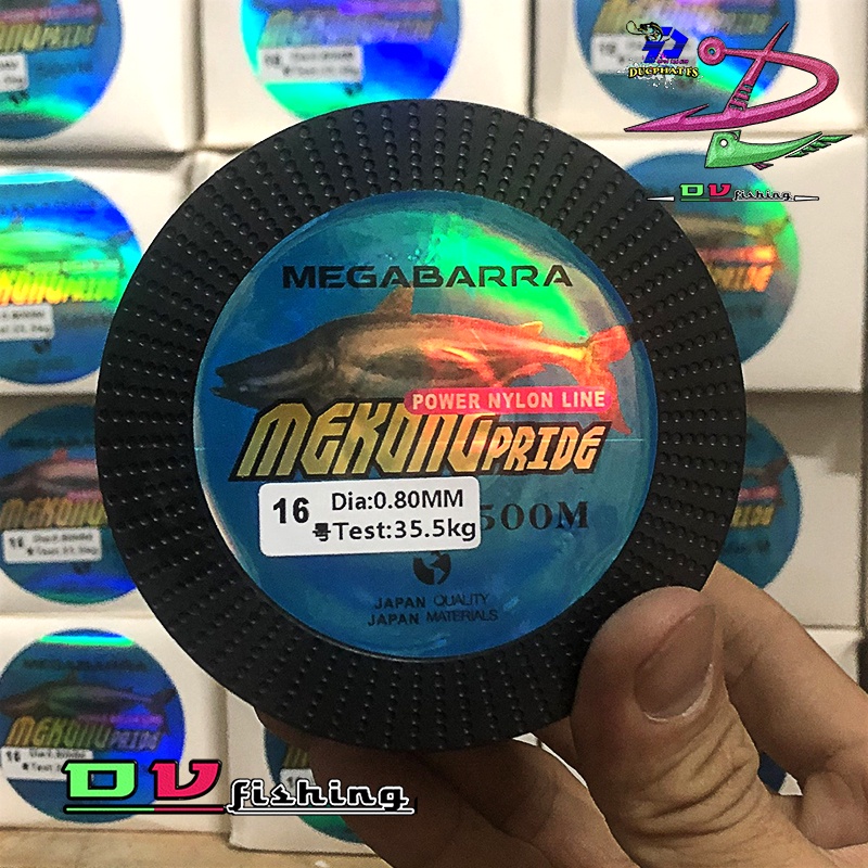 Dây Cước Câu Cá (MEKONG megabarra) 500m Chuyên Săn Hàng, làm thẻo, chùm nho.
