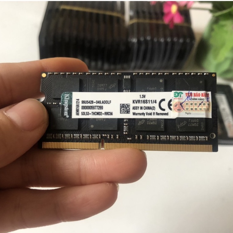 Ram laptop PC3 PC3L 4GB Bus 1600 Samsung / Hynix / Kingston - Mới Bảo hành 36 Tháng