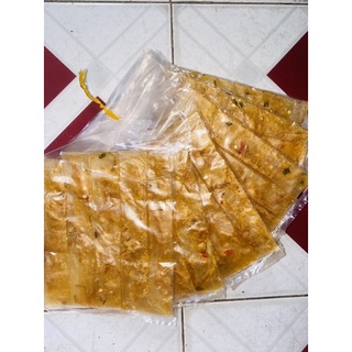 Dẻo tôm cuốn hành phi