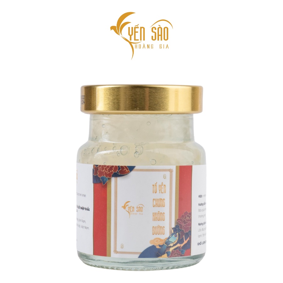 Yến Sào Hoàng Gia Set 6 hũ Tố yến chưng nguyên chất không đường 70ml