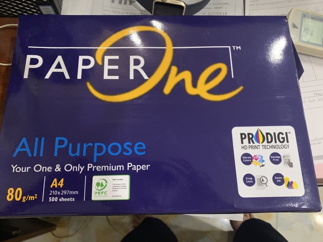 Giấy A4 Paper One 80gsm - Dày dặn