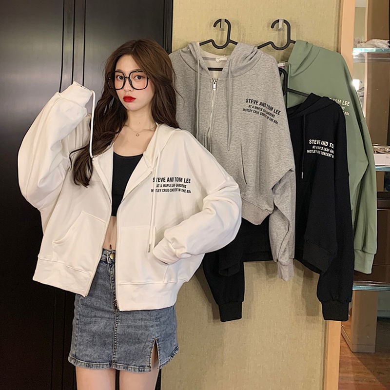 Áo Khoác Dáng Rộng Phong Cách Harajuku Hàn Quốc Cho Nữ Size S-2xl | BigBuy360 - bigbuy360.vn