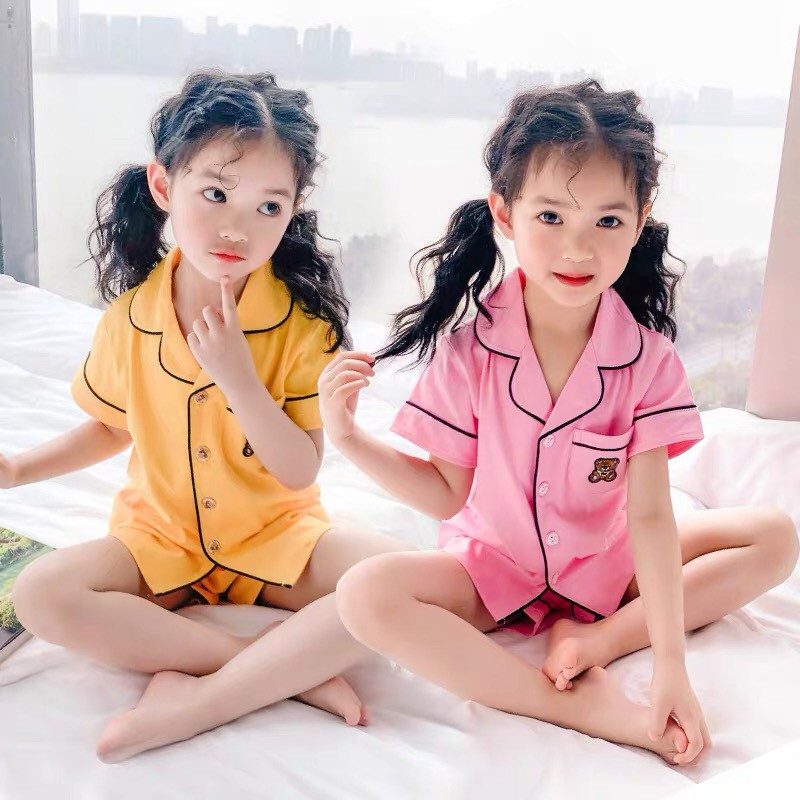 SP00027 - Pyjama mặc nhà bé gái, chất mềm, đẹp, kiểu dáng xinh, 100% rẻ nhất