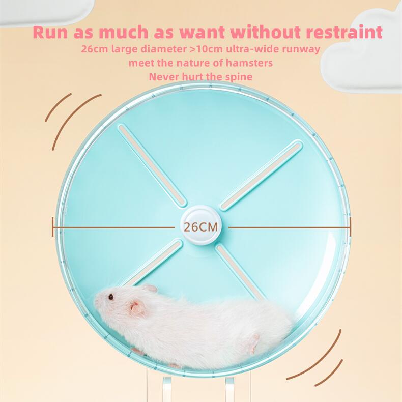 Bánh Xe Lăn Đồ Chơi 26CM Không Gây Tiếng Ồn Dành Cho Chuột hamster