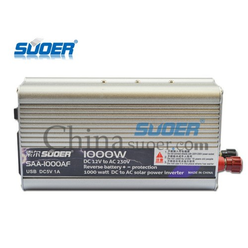 [Mã 44ELSALE2 giảm 7% đơn 300K] Bộ đổi điện 1000w 12v sang 200v chống ngược cực - SAA-1000AF