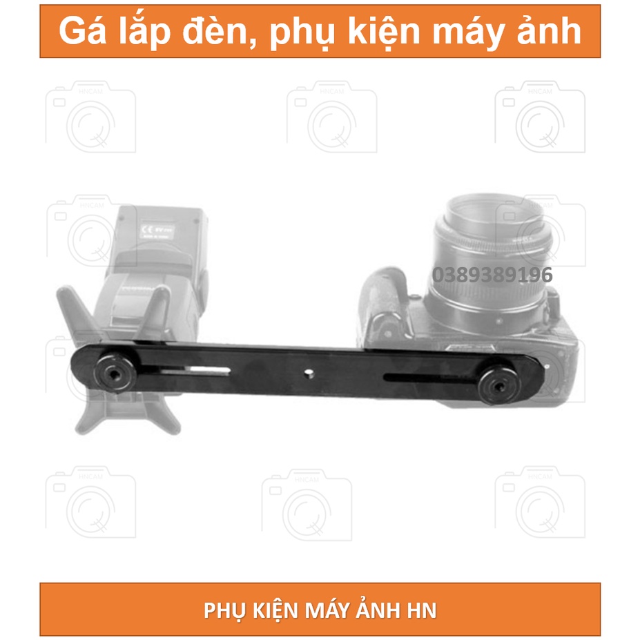 Gá lắp đèn và phụ kiện vào chân máy, lắp đèn quay video