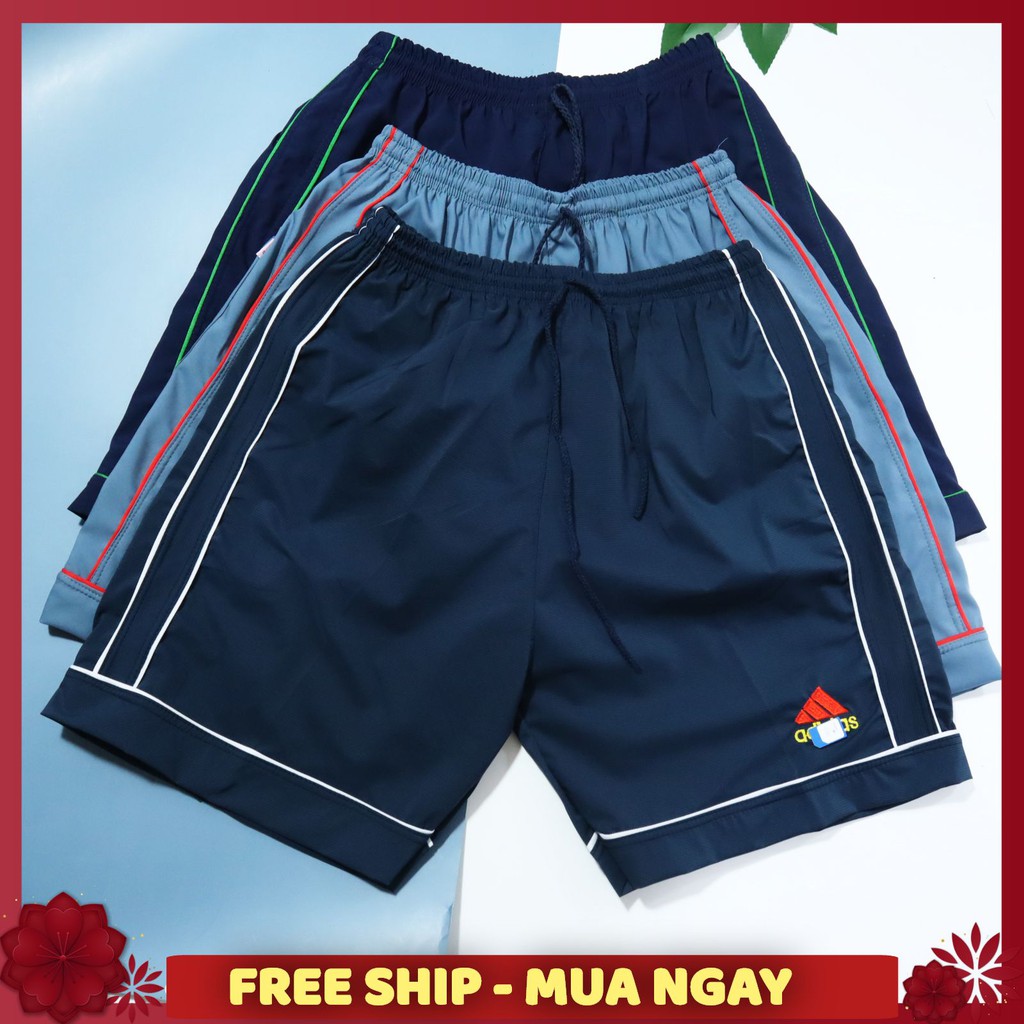 Combo 3 Quần Short Đùi Nam vải dù VD17 từ 45-75kg quần mặc nhà, mặc ngủ SIÊU SALE !! SIÊU SALE !! FREE SHIP