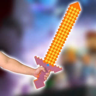 Kiếm xốp minecraft lava, đồ chơi minecraft bằng xốp, các loại kiếm dành cho bé