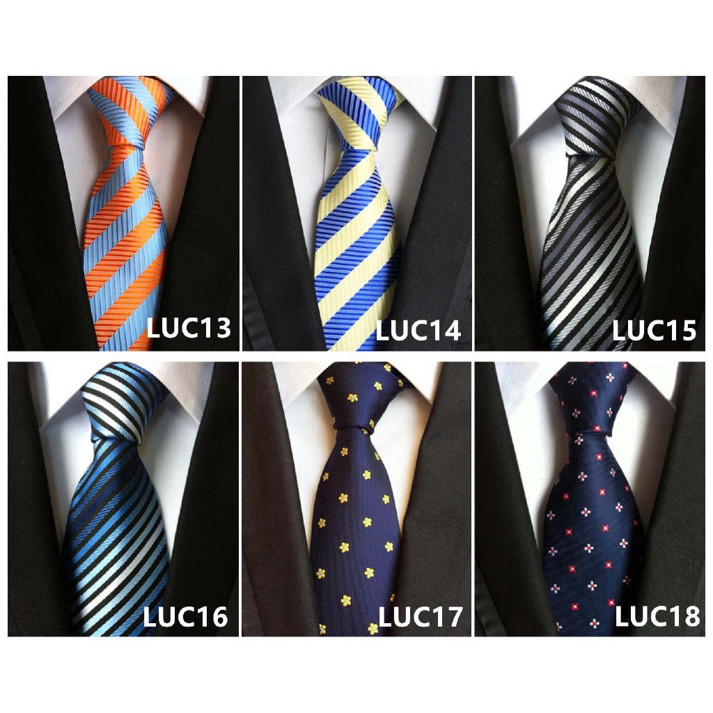 Cà Vạt Lụa 100% Sang Trọng Cổ Điển Dành Cho Tiệc Cưới Gravatas LUC1-20