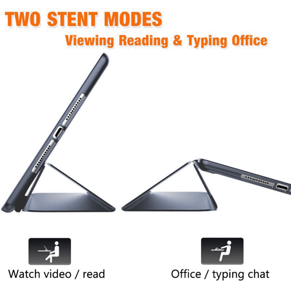 Bao da KAXOE PU + silicone nhẹ có giá đỡ thông minh cho iPad Air 2 3 4 Pro 11 9.7 2017 2018 Mini 1 2 3 4 5 | BigBuy360 - bigbuy360.vn