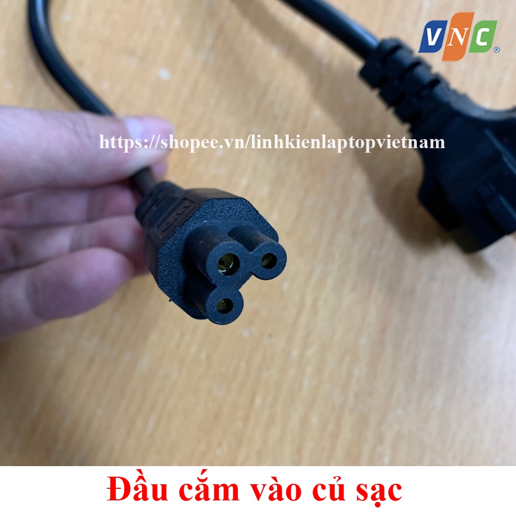⚡ Dây nguồn sạc Laptop Dell 2 chân cắm vào ổ điện