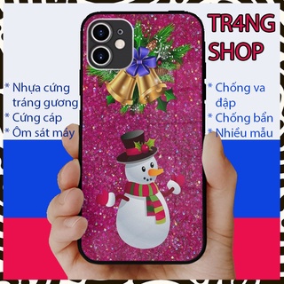Ốp điện thoại kính cường lực Noel 2022 Đẹp Lung Linh Iphone 6 đến 13 TRANG SHOP OK-NOELPOD111