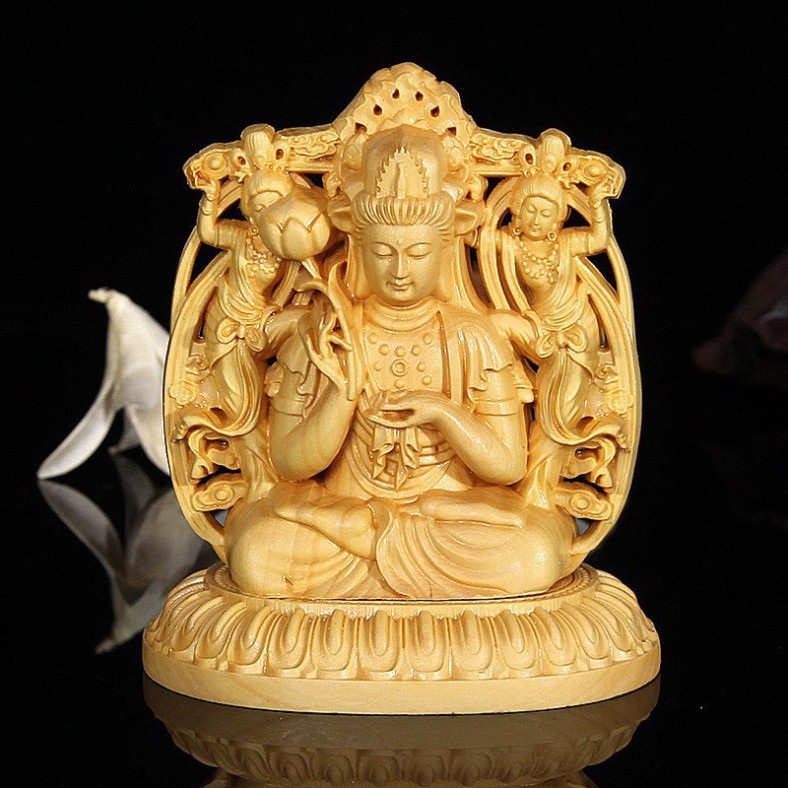 Tượng Phật Đại Thế Chí Bồ Tát - tặng vòng đeo tay Hàng cao cấp