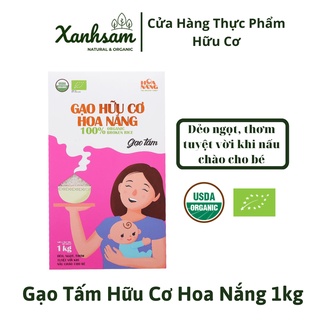 Gạo tấm hữu cơ hoa nắng 1kg- xanhsam organic