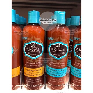 Dầu Gội Xả Cao Cấp HASK ARGAN MOROCCO chuẩn Đức Siêu Mềm Mượt - Nguồn hàng Đức
