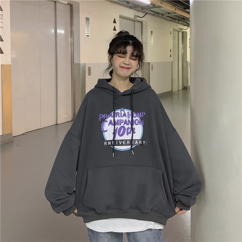Áo Hoodie Nữ In Chữ Phong Cách Hàn Quốc Xinh Xắn [ MA 4 ] | BigBuy360 - bigbuy360.vn
