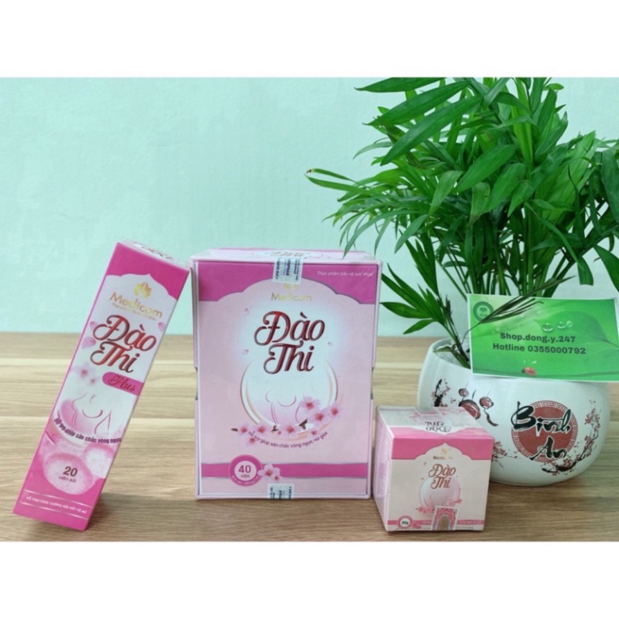 ✅ VIÊN UỐNG ĐÀO THI  [Freeship] ❤️ - TĂNG VÒNG 1, TĂNG NỘI TIẾT TỐ, DA ĐẸP MỖI NGÀY✅[Chính Hạng Nhà Thuốc]