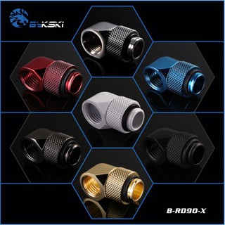 Fit góc 90 xoay 360 Bykski tản nhiệt nước custom - Hyno Store
