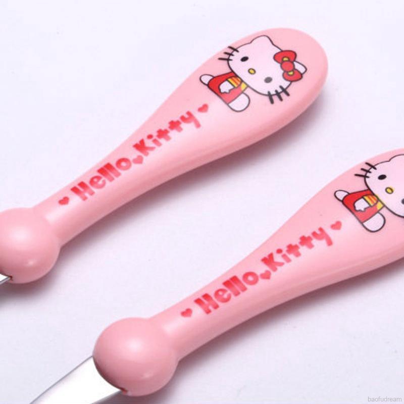 Set 2 Dụng Cụ Tập Ăn Bằng Thép Không Gỉ Cho Bé