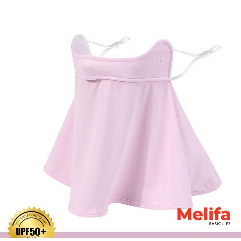 Khẩu trang chống nắng trùm cổ vai , chống tia UV UPF50+ chất cotton lụa  mã MELI0066 | BigBuy360 - bigbuy360.vn