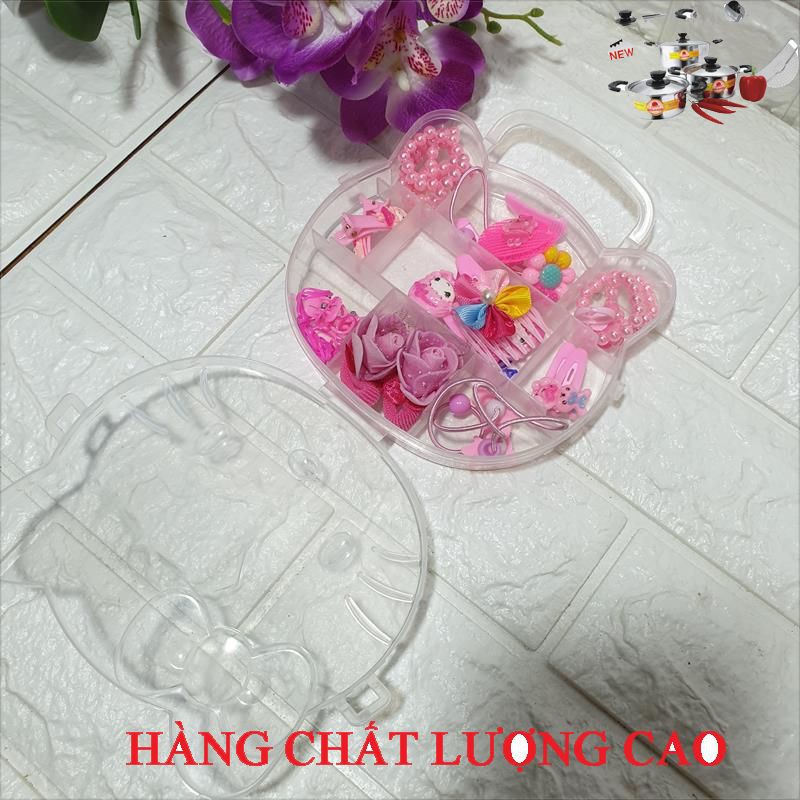 Combo 24 món thời trang thun cột tóc , gương lược cho bé gái ...