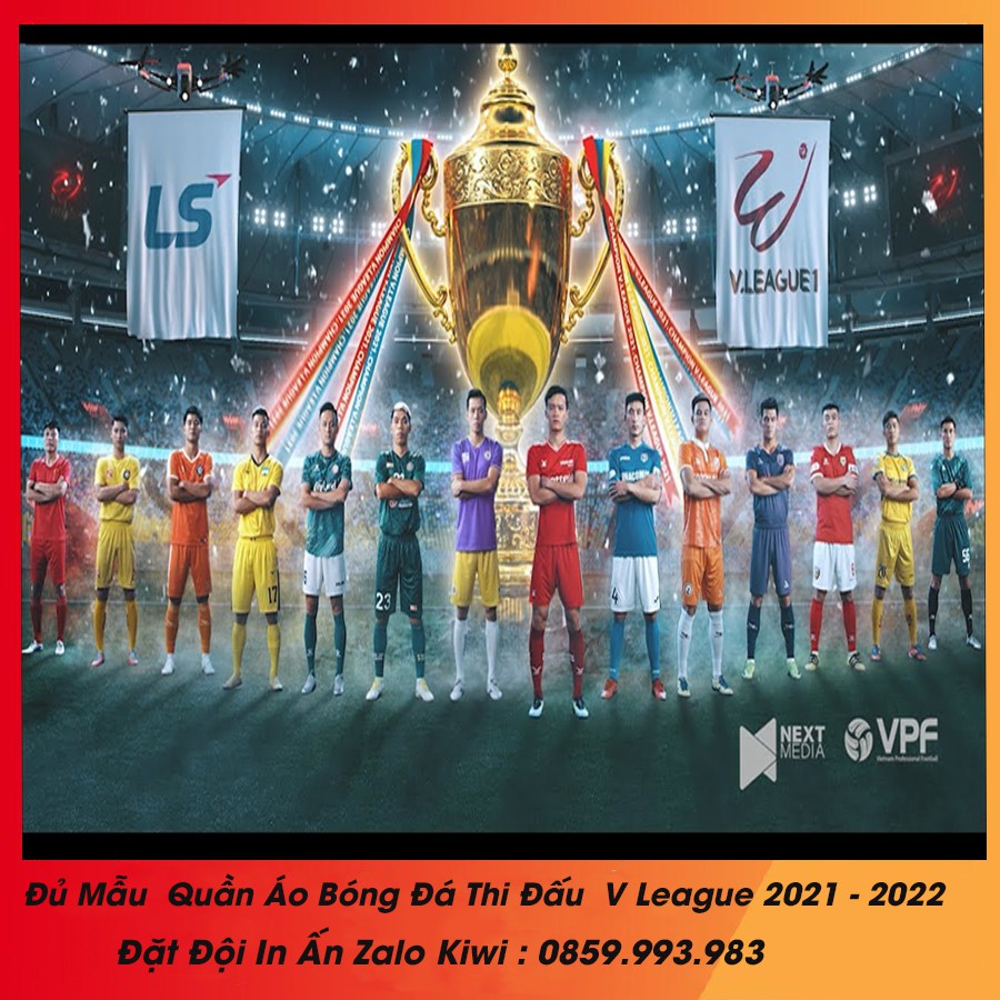 Áo bóng đá v league, áo đá banh đủ mẫu giải V League Mùa Giải 2021 2022 [ V05 ]