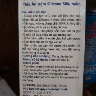 Thìa ăn dặm Silicone siêu mềm
