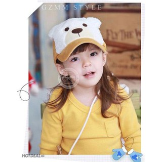 Nón kết hình gấu con cho bé