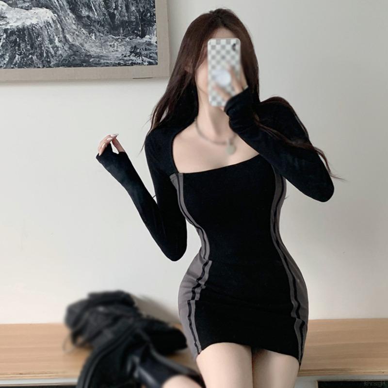 Đầm body tay dài thiết kế ôm sát tôn dáng thời trang