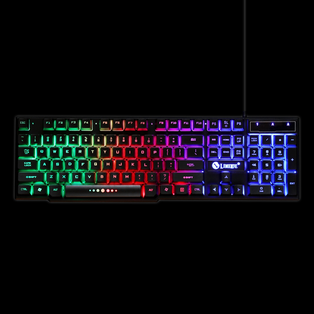 Bàn Phím Cơ Chơi Game Tích Hợp Đèn Led Nhiều Màu