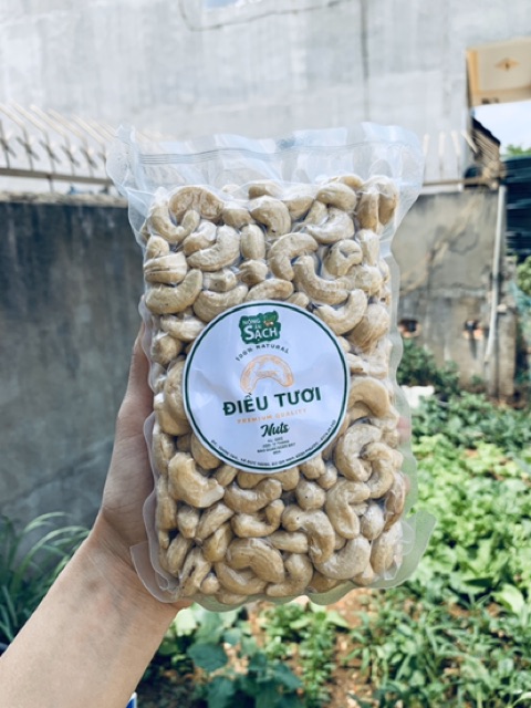 500g Hạt Điều Tươi Sạch Nguyên Hạt Đã Bóc Vỏ