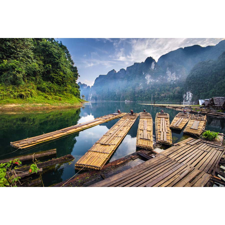 Tranh dán tường Việt Nam 3D Màu sắc tươi sáng, độ sắc nét cao, độ bền màu từ 10 năm trở lên.