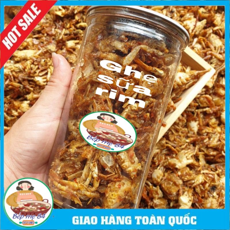 [NGON] Ghẹ Sữa Rim Loại 1 Siêu Ngon - Loại 100G