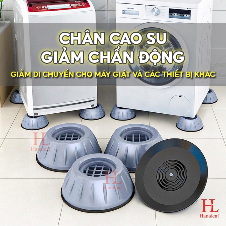 Chân đế cao su máy giặt HL giảm chấn động, lót chân chống rung cố định máy