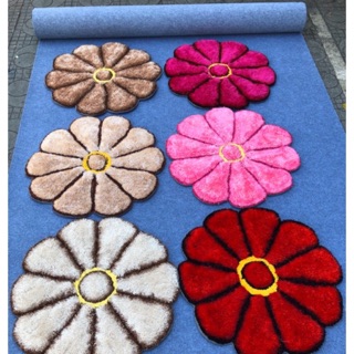 THẢM CHÙI CHÂN TRANG TRÍ, HÌNH HOA ĐẸP 80cm x 80cm