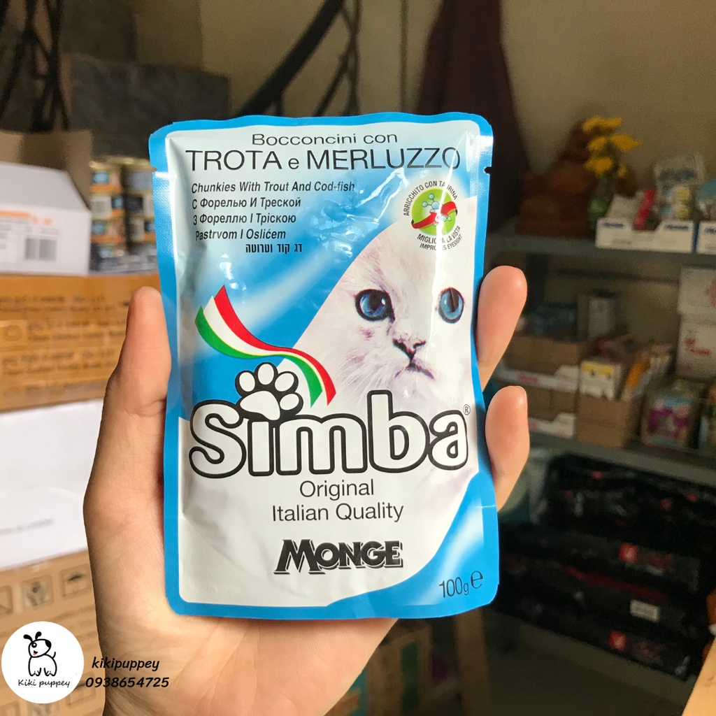 5 hộp Pate cho mèo trưởng thành Simba Pate