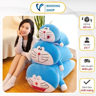 Gối ôm, gấu bông Doremon dễ thương - mềm mịn, hàng nhập khẩu, size từ 80cm