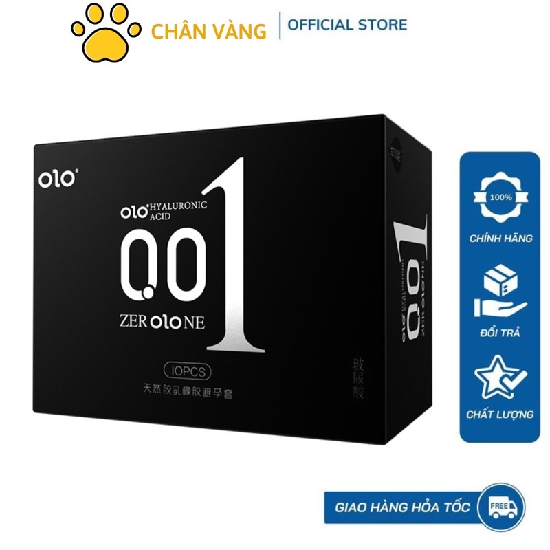 Bao cao su OLO đen nội địa Trung siêu mỏng 0.01mm nhiều gel hỗ trợ tốt cho các bạn bị khô