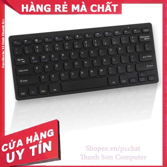 Bàn phím wireless bluetooth cho điện thoại ipad BK3001 đen - Linh Kiện Phụ Kiện PC Laptop Thanh Sơn