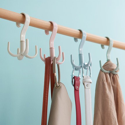 Móc treo đồ đa năng 4 móng xoay được