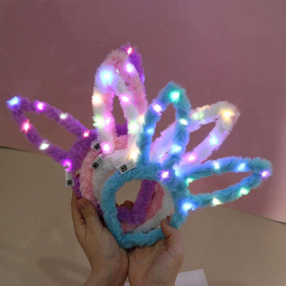 YOLA Băng Đô Tai Thỏ Phát Quang