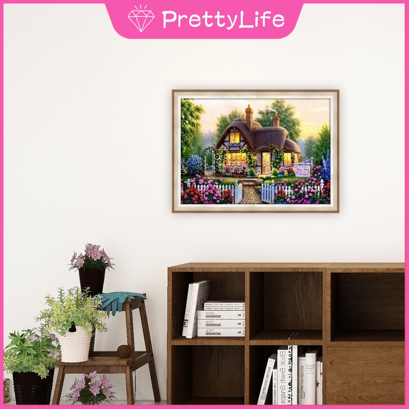 Bộ Tranh Đính Đá 5d Tự Làm 40x30cm Hình Phong Cảnh Độc Đáo Trang Trí Nhà Cửa