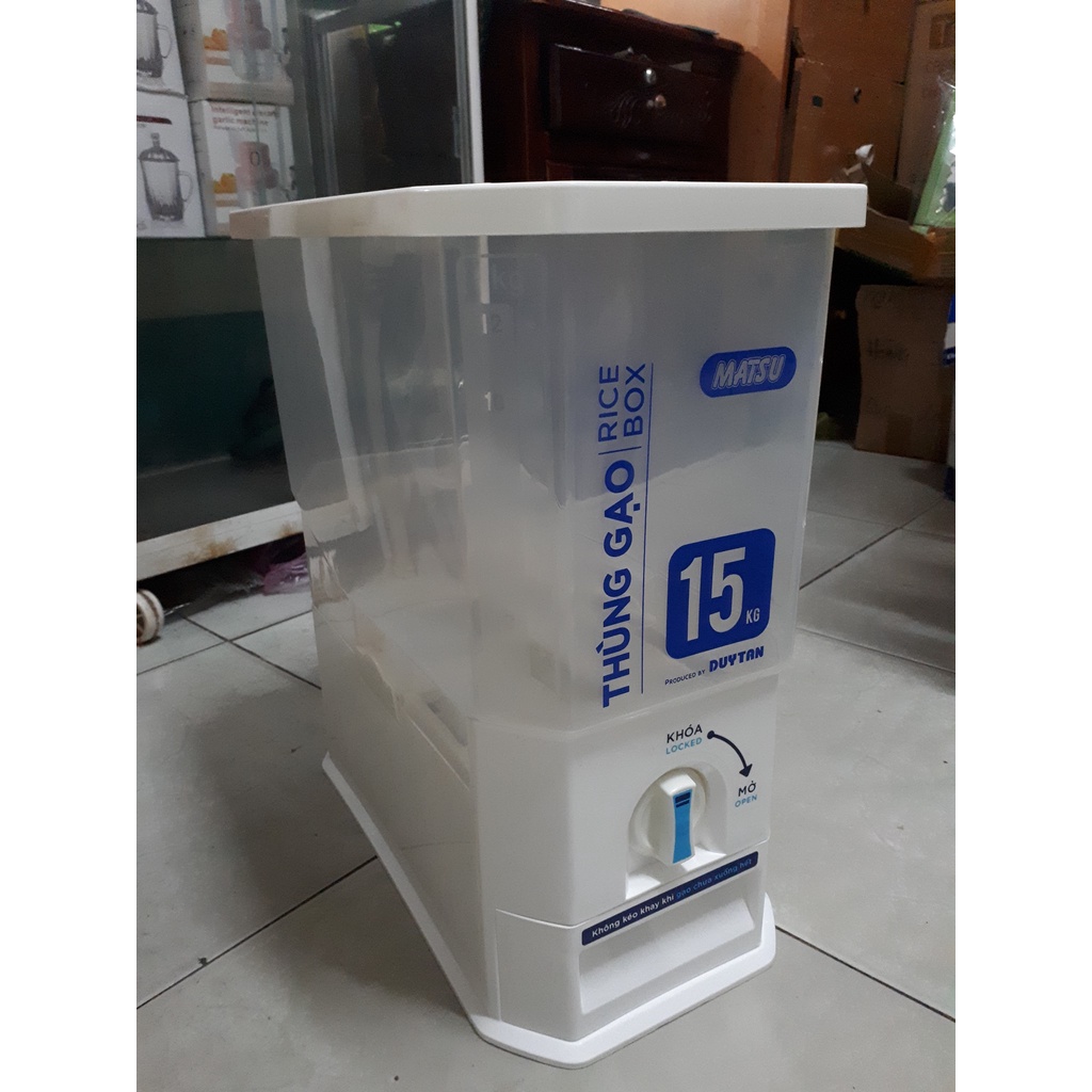 Thùng đựng gạo thông minh hàng cao cấp Duy Tân 15kg/25kg