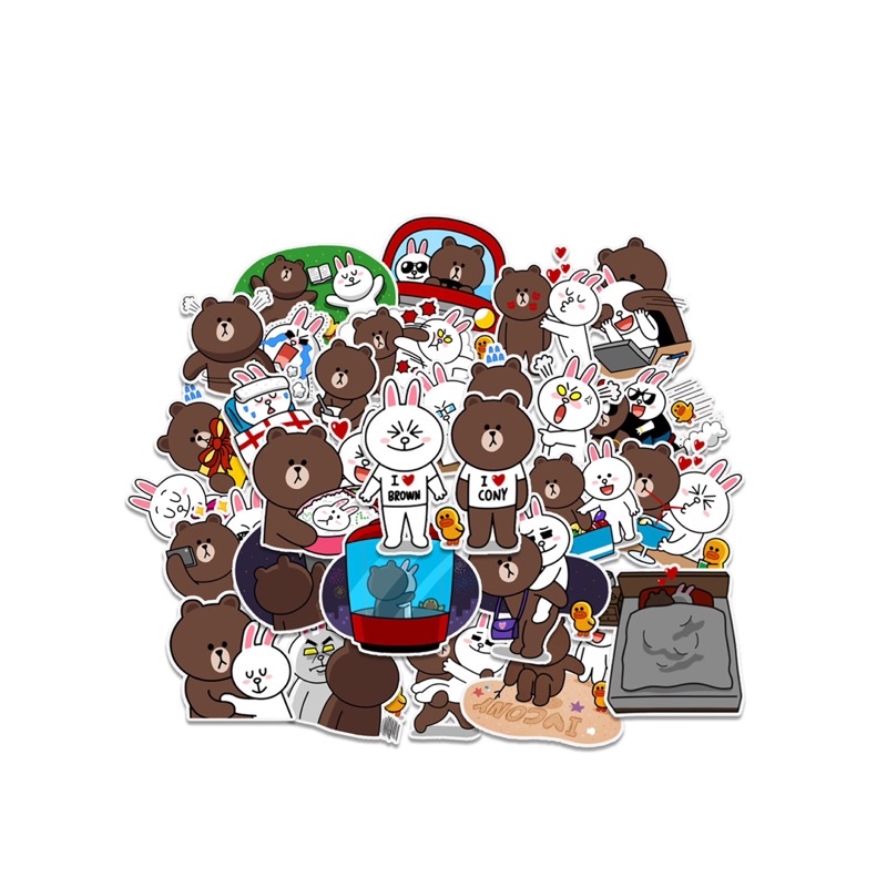 [Set 50 cái] Sticker Các Chủ Đề -Không thấm nước, Ko Dính Keo Khi Tháo Lột -Sticker trang trí laptop,mũ bảo hiểm,cốc,..