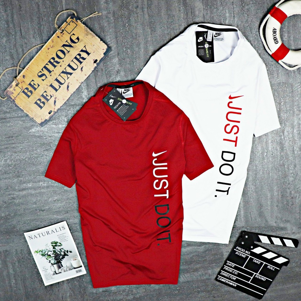[bigsize <140kg] áo thun lạnh thể thao nam bigsize tay ngắn không cổ just do it | BigBuy360 - bigbuy360.vn