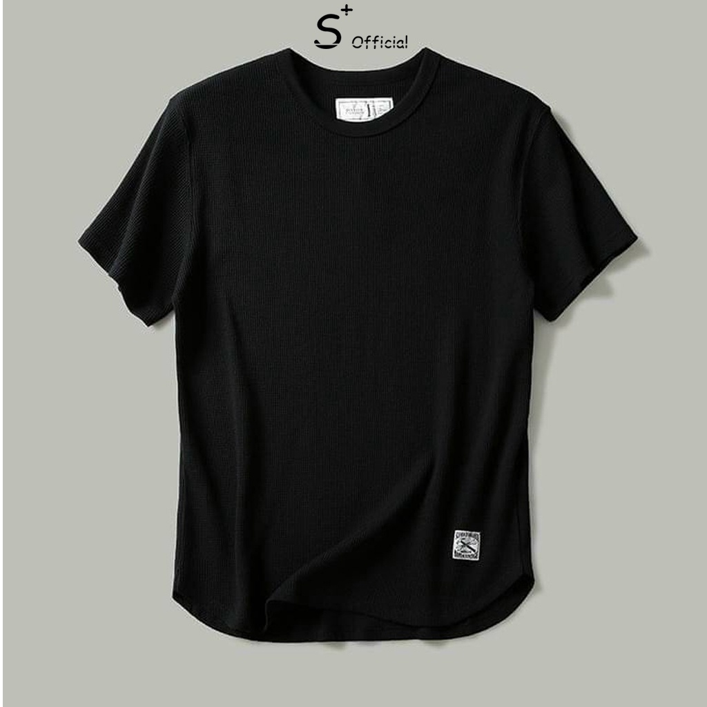 Áo thun nam form rộng unisex chất tổ ong cao cấp SPLUS dày dặn thoáng mát - AT003